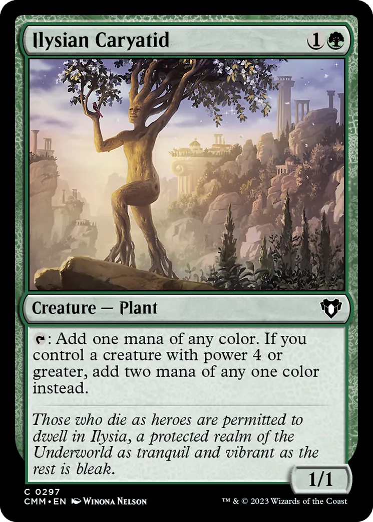 Cariatide ilyséenne — Commander Masters — Magic: The Gathering