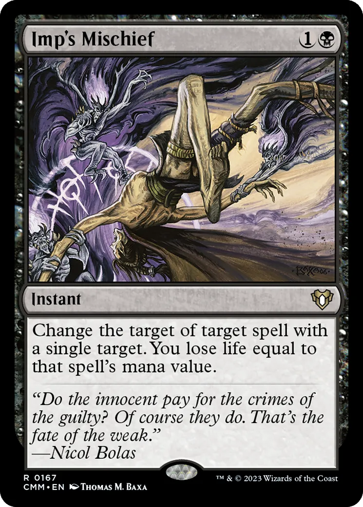 Imp's Mischief — Commander Masters — Magic: The Gathering
