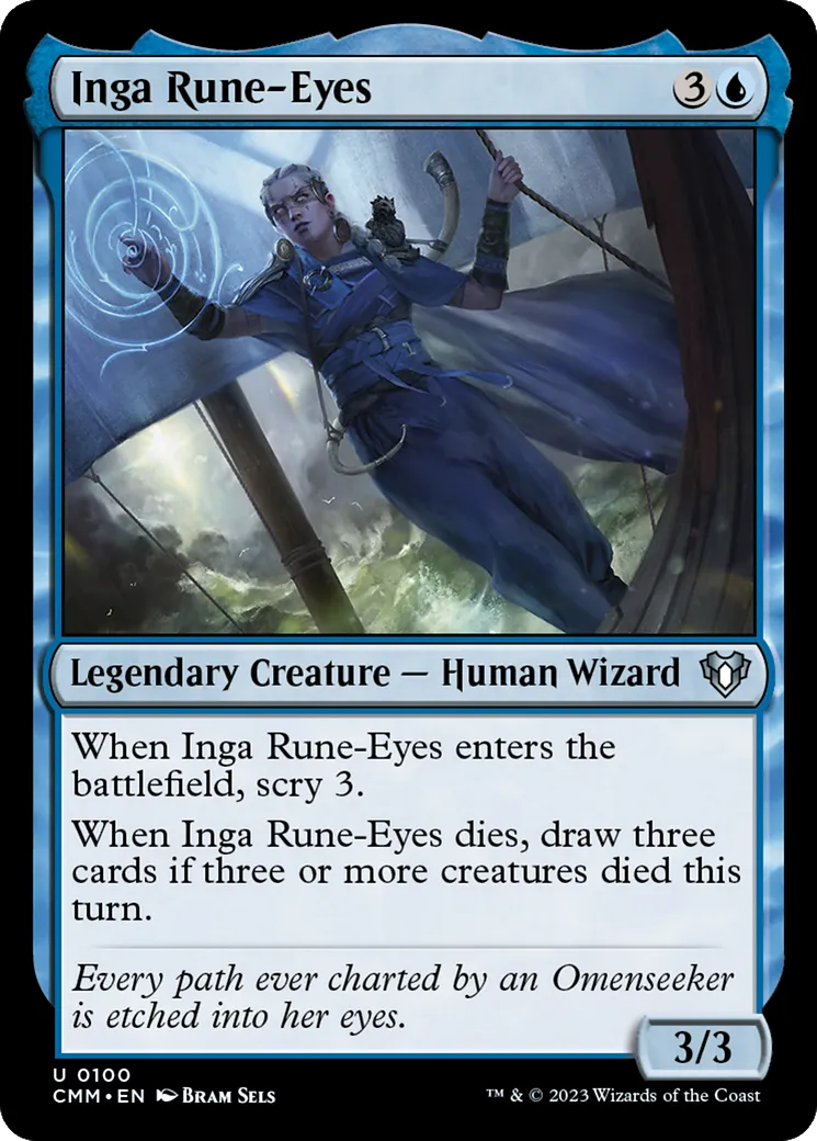 Inga Rune-Eyes — Commander Masters — Magic: The Gathering