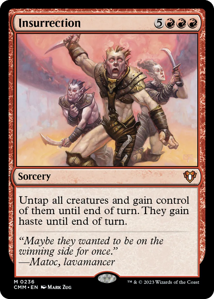 Insurrection — Commander Masters — Magic: The Gathering