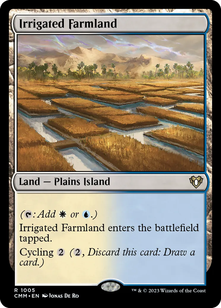 Irrigated Farmland — Commander Masters — Magic: The Gathering