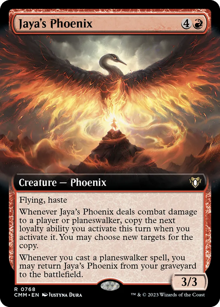Jaya's Phoenix — Commander Masters — Magic: The Gathering