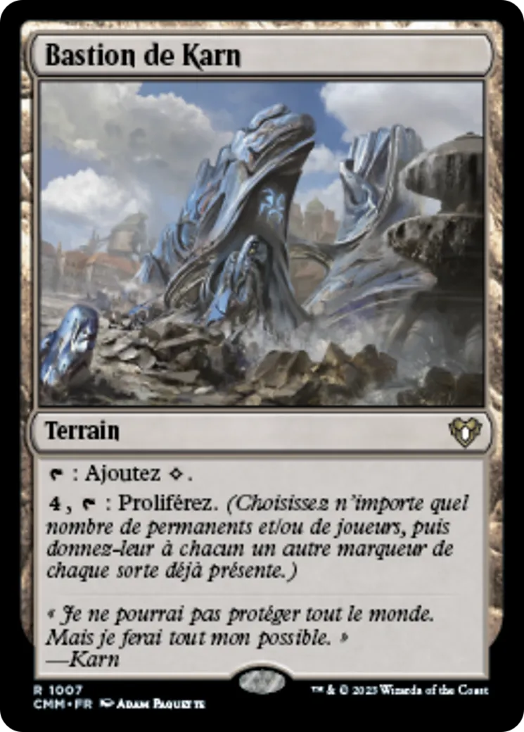 Bastion de Karn — Commander Masters — Magic: The Gathering