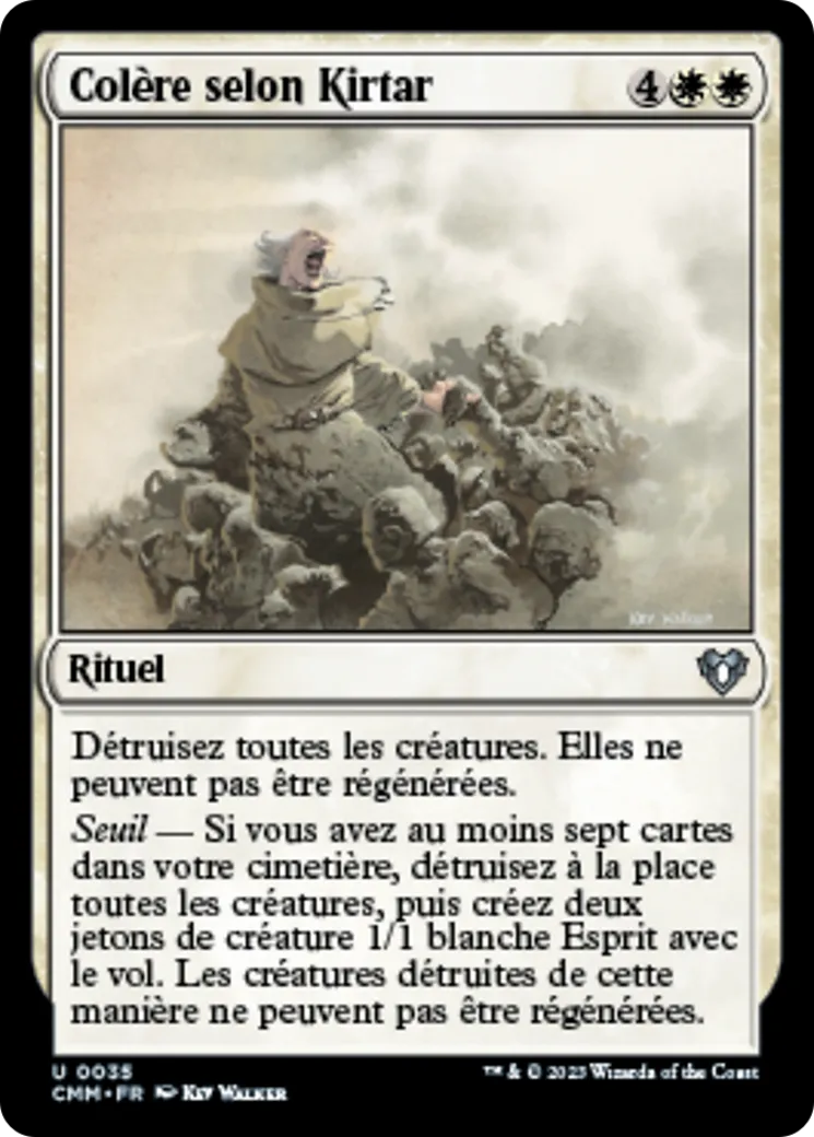Colère selon Kirtar — Commander Masters — Magic: The Gathering