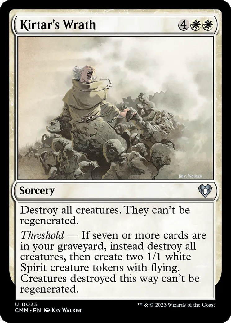 Colère selon Kirtar — Commander Masters — Magic: The Gathering
