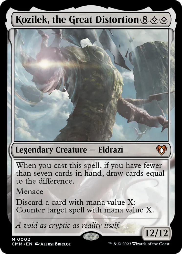 Kozilek, la Grande Distorsion — Commander Masters — Magic: The Gathering