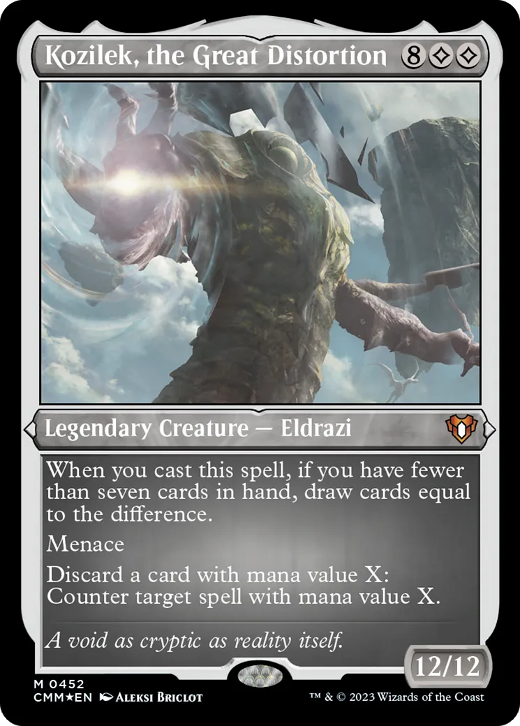 Kozilek, la Grande Distorsion — Commander Masters — Magic: The Gathering