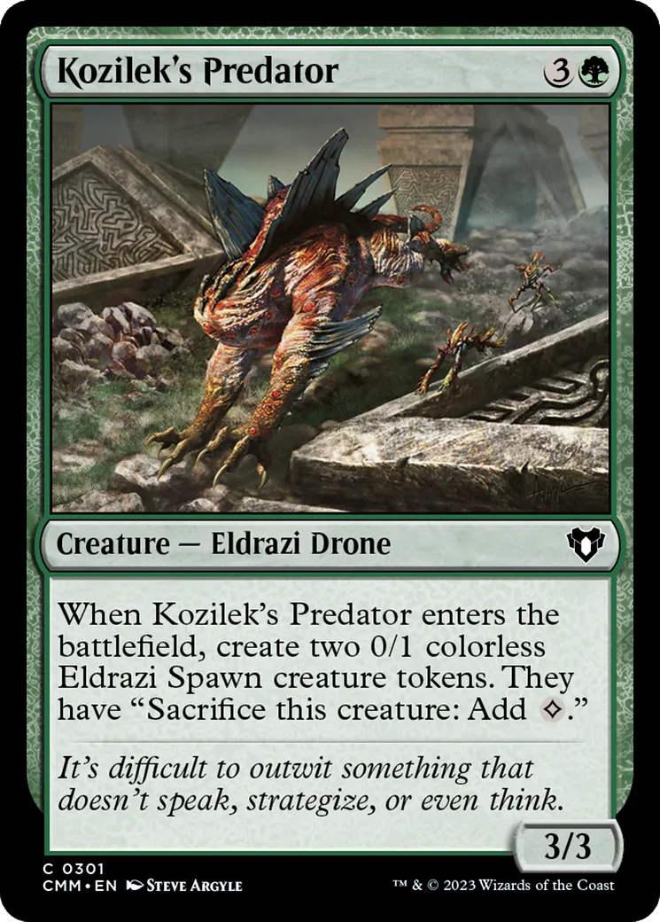 Prédateur de Kozilek — Commander Masters — Magic: The Gathering