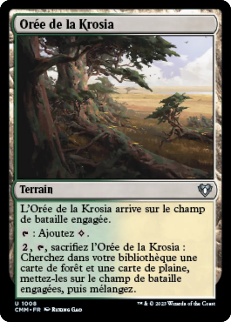 Orée de la Krosia — Commander Masters — Magic: The Gathering