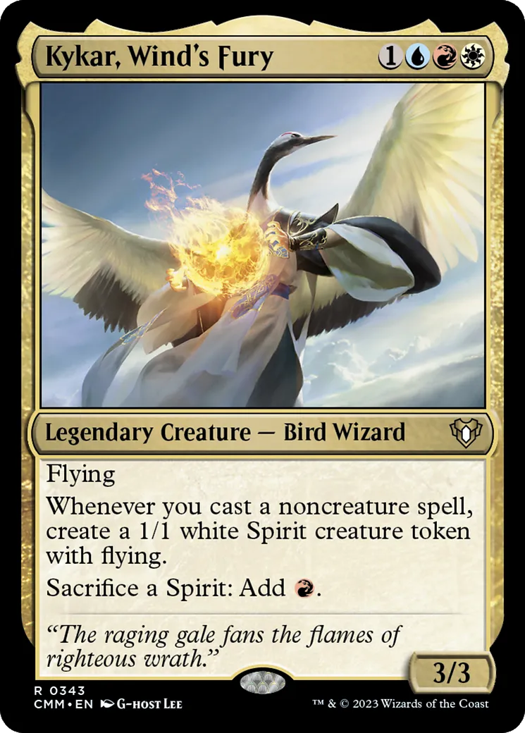 Kykar, furie du vent — Commander Masters — Magic: The Gathering