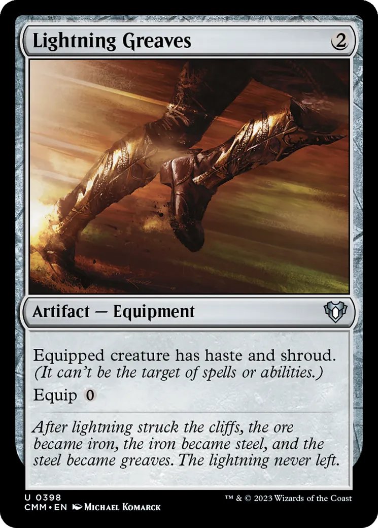 Jambières d'éclair — Commander Masters — Magic: The Gathering
