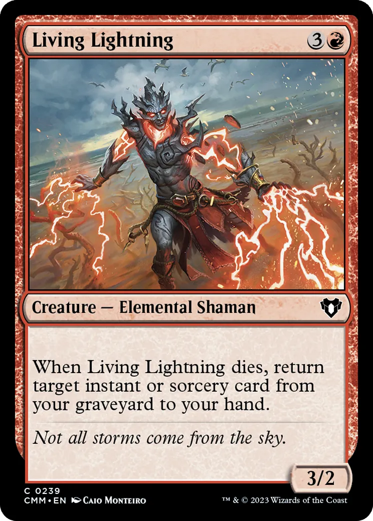 Éclair vivant — Commander Masters — Magic: The Gathering