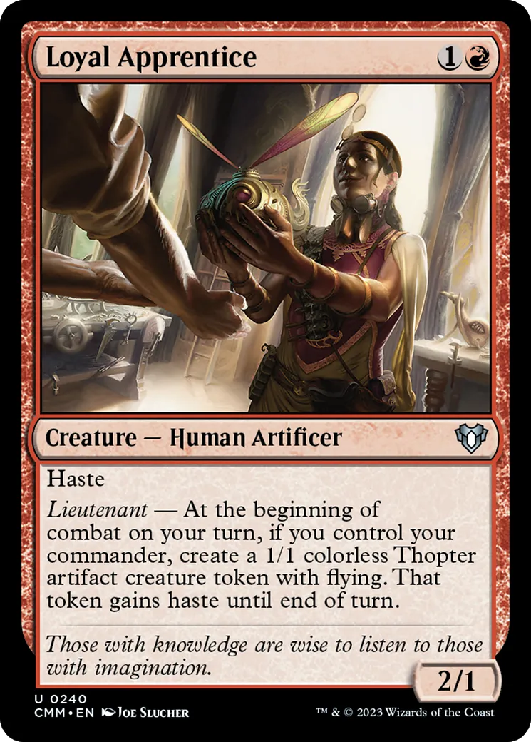 Apprentie loyale — Commander Masters — Magic: The Gathering