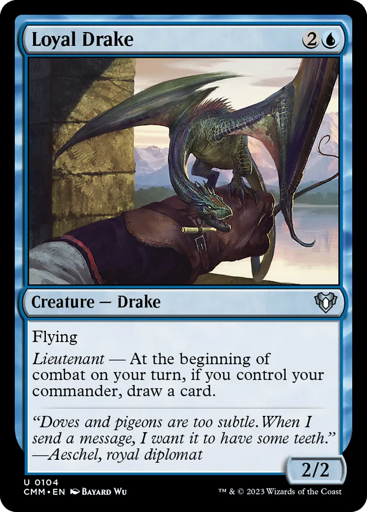 Loyal Drake — Commander Masters — Magic: The Gathering