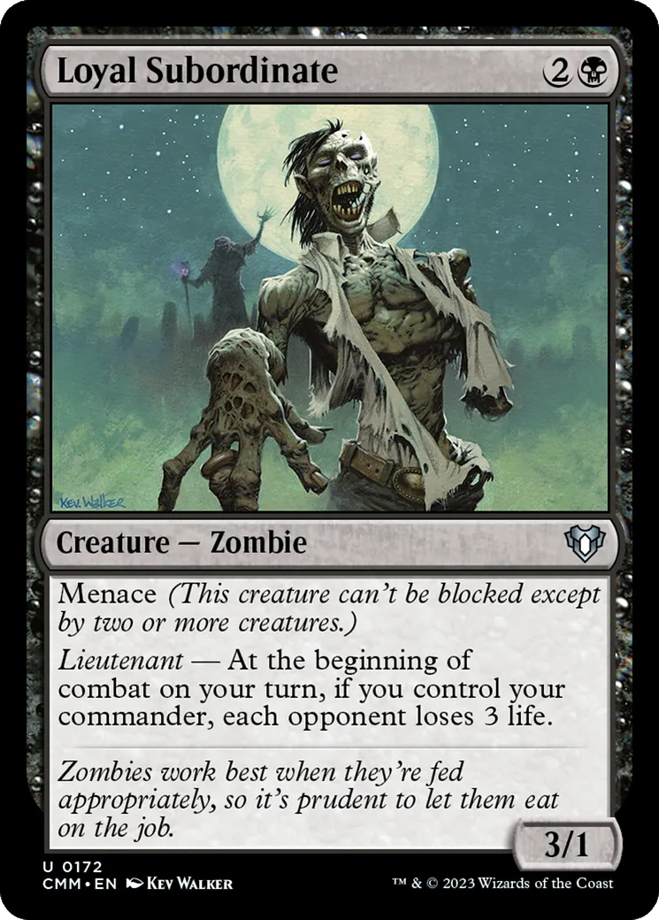 Sous-fifre loyal — Commander Masters — Magic: The Gathering