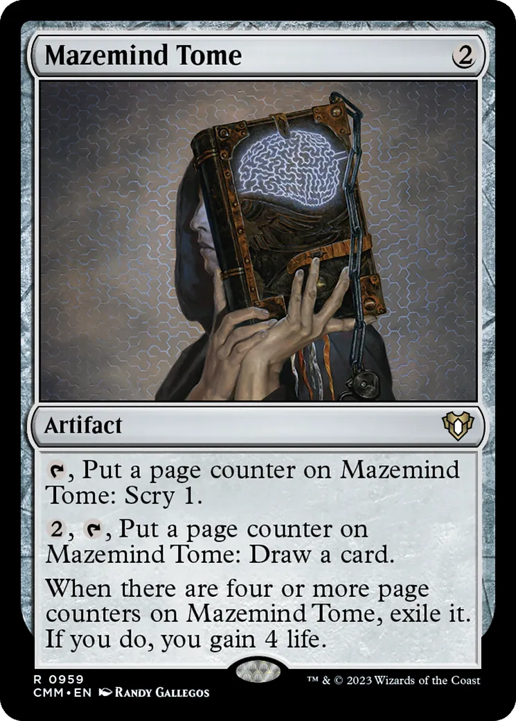 Grimoire du dédale de l'esprit — Commander Masters — Magic: The Gathering