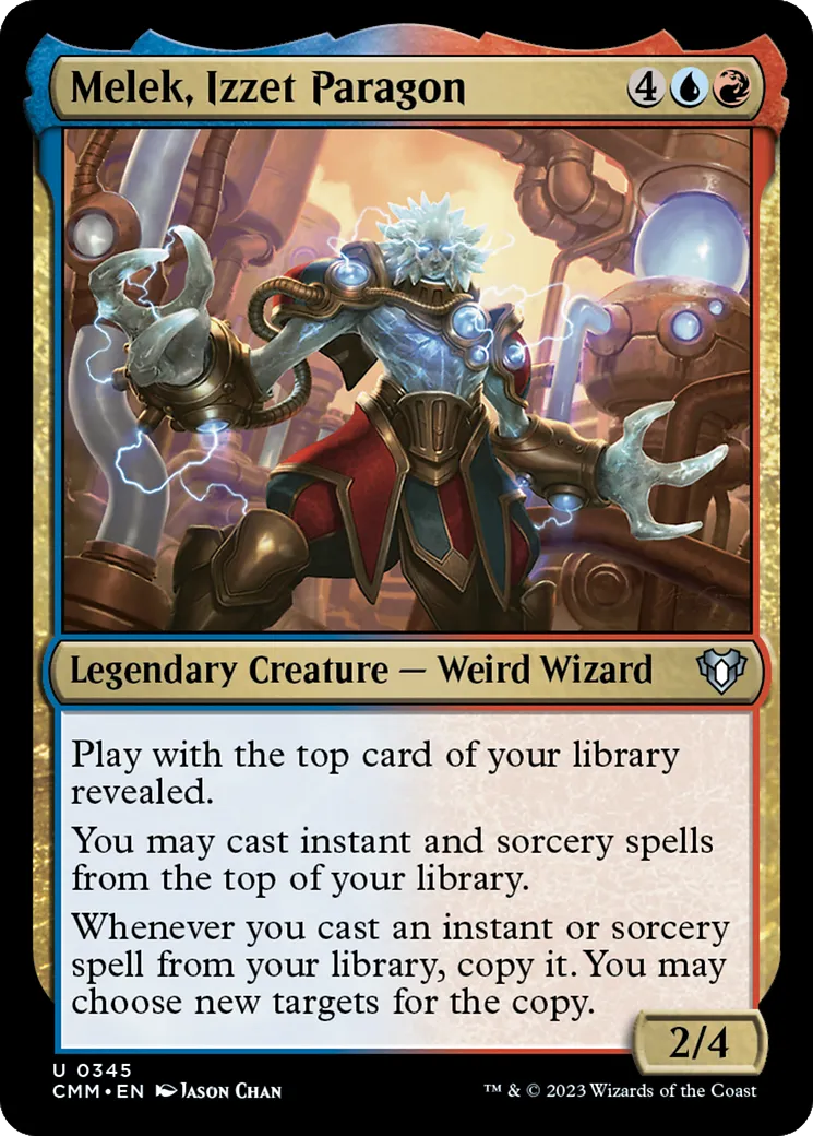 Melek, Parangon d'Izzet — Commander Masters — Magic: The Gathering