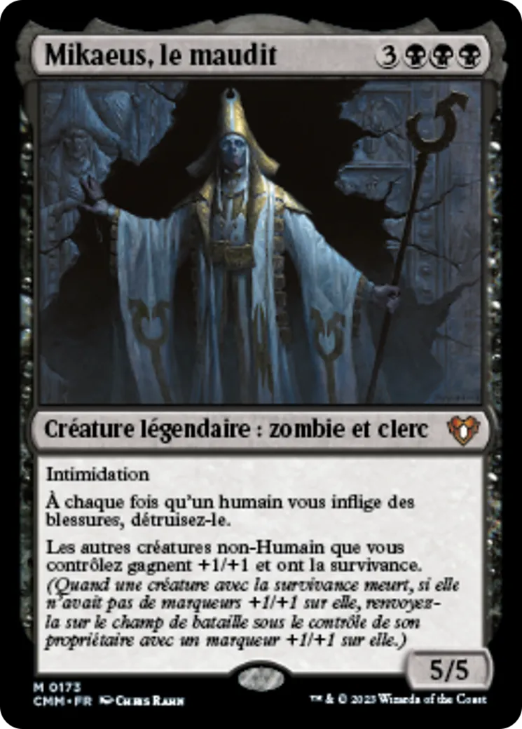 Mikaeus, le maudit — Commander Masters — Magic: The Gathering