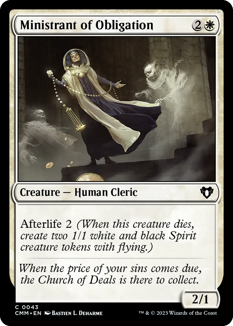 Ministre d'obligation — Commander Masters — Magic: The Gathering