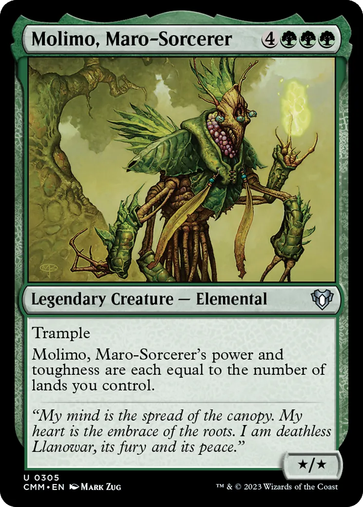 Molimo, Maro-Sorcerer — Commander Masters — Magic: The Gathering