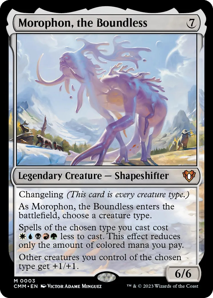 Morophon, l'Abondant — Commander Masters — Magic: The Gathering