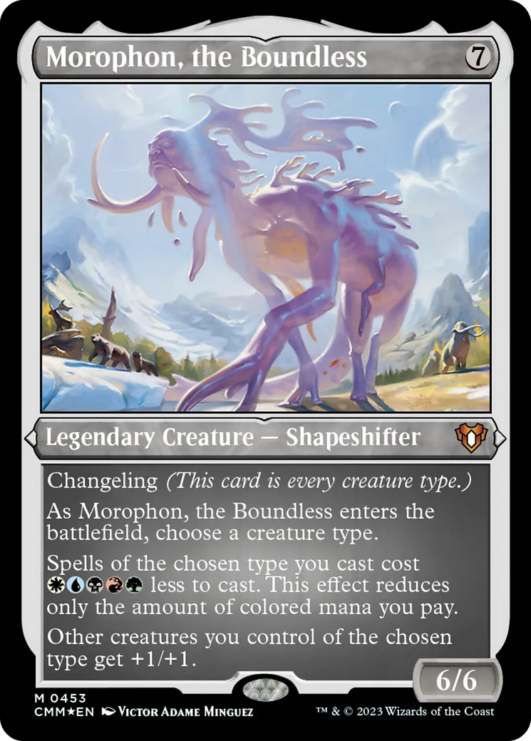 Morophon, l'Abondant — Commander Masters — Magic: The Gathering