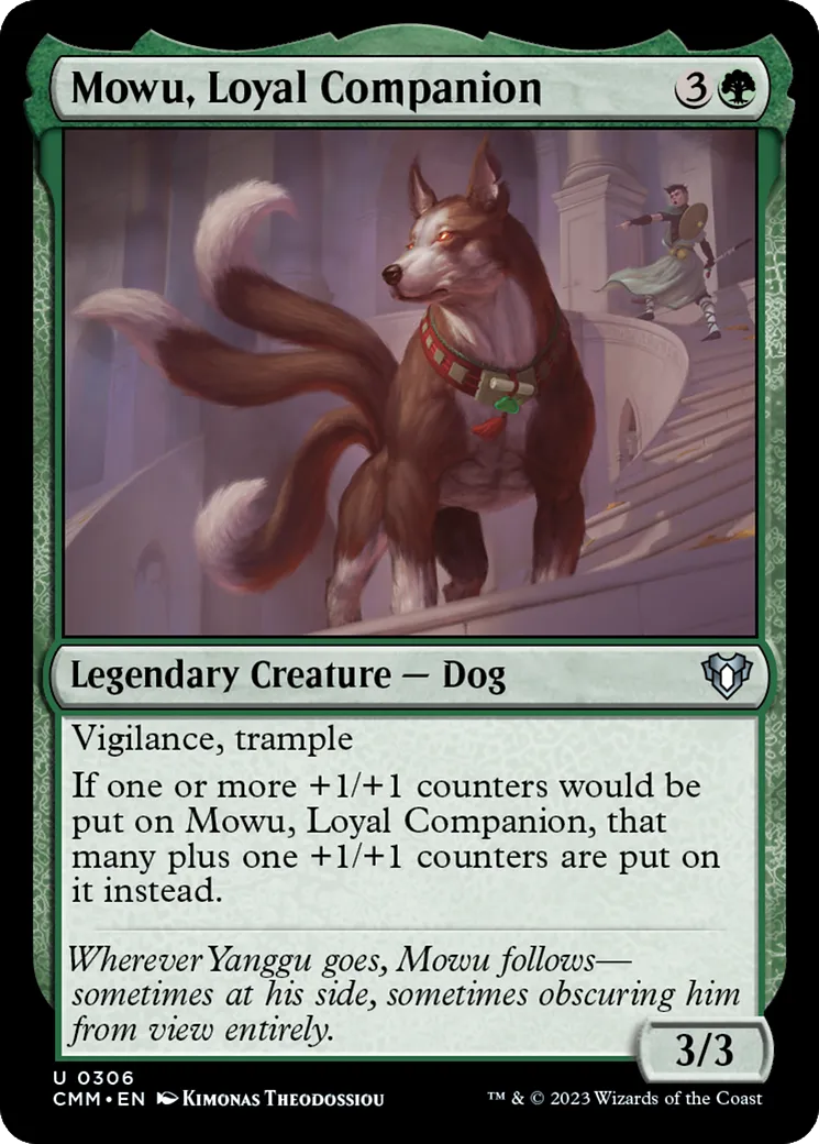 Mowu, Loyal Companion — Commander Masters — Magic: The Gathering