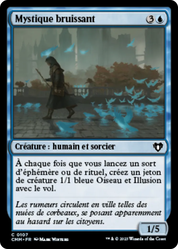 Mystique bruissant — Commander Masters — Magic: The Gathering