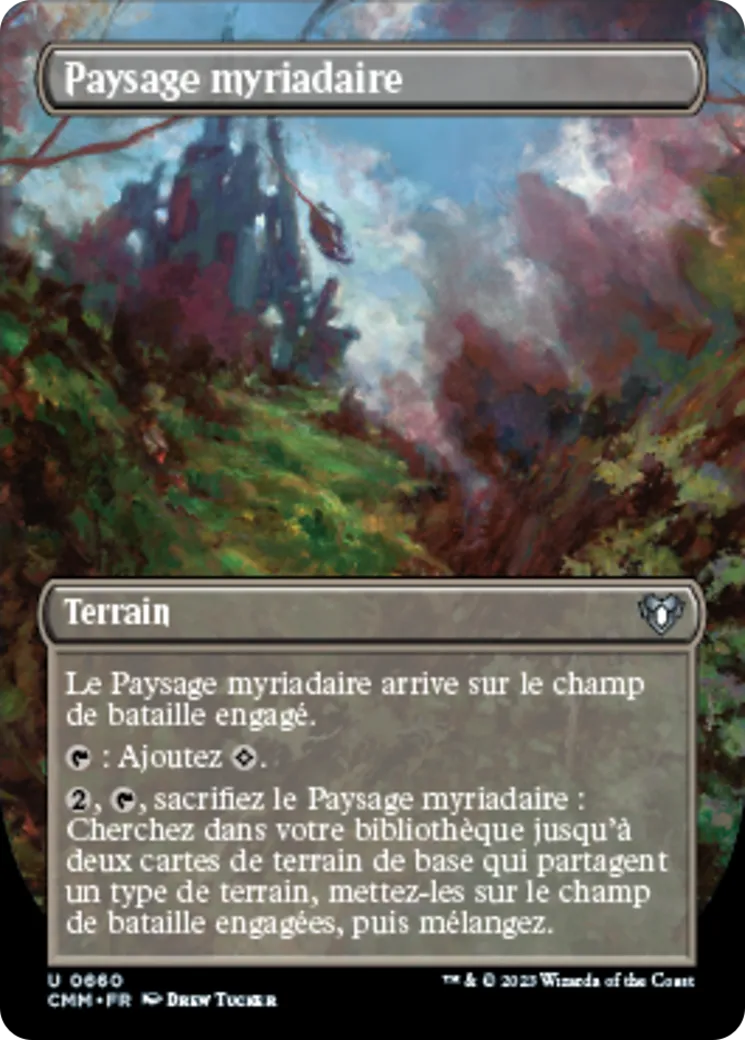 Paysage myriadaire — Commander Masters — Magic: The Gathering