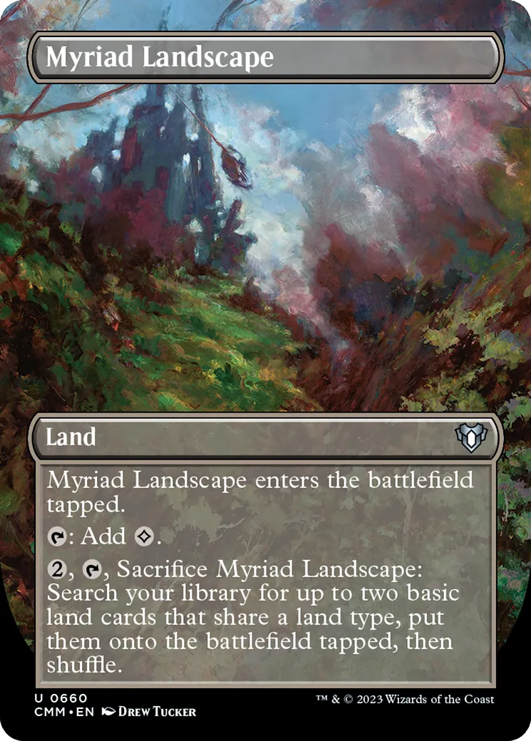Paysage myriadaire — Commander Masters — Magic: The Gathering