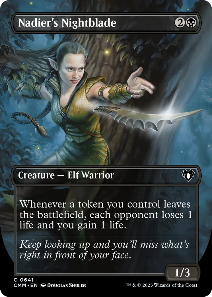 Nadier's Nightblade — Commander Masters — Magic: The Gathering