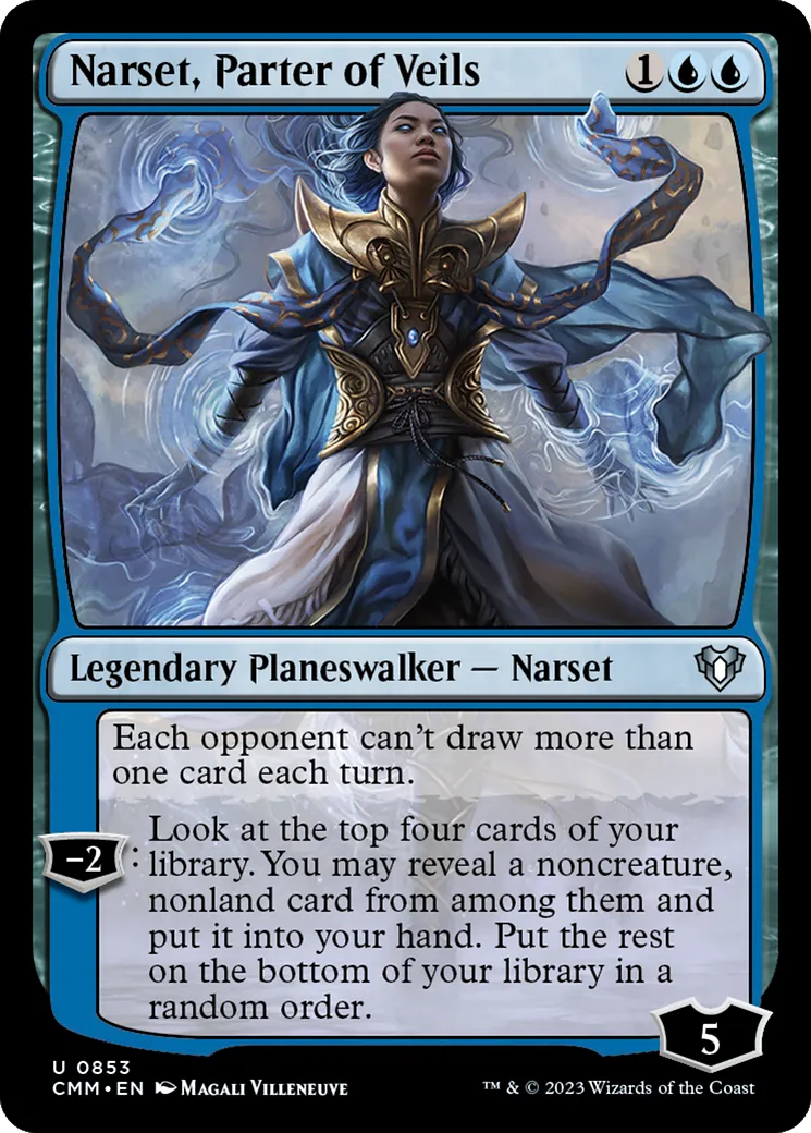 Narset, Parter of Veils — Commander Masters — Magic: The Gathering