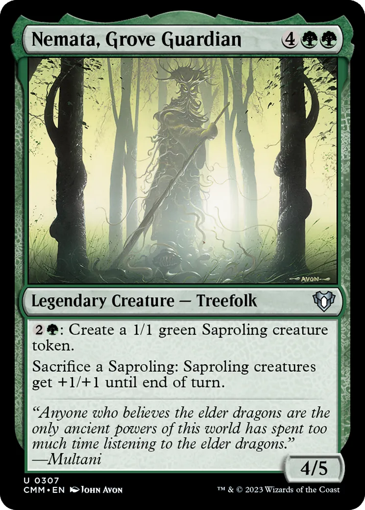 Nemata, Grove Guardian — Commander Masters — Magic: The Gathering