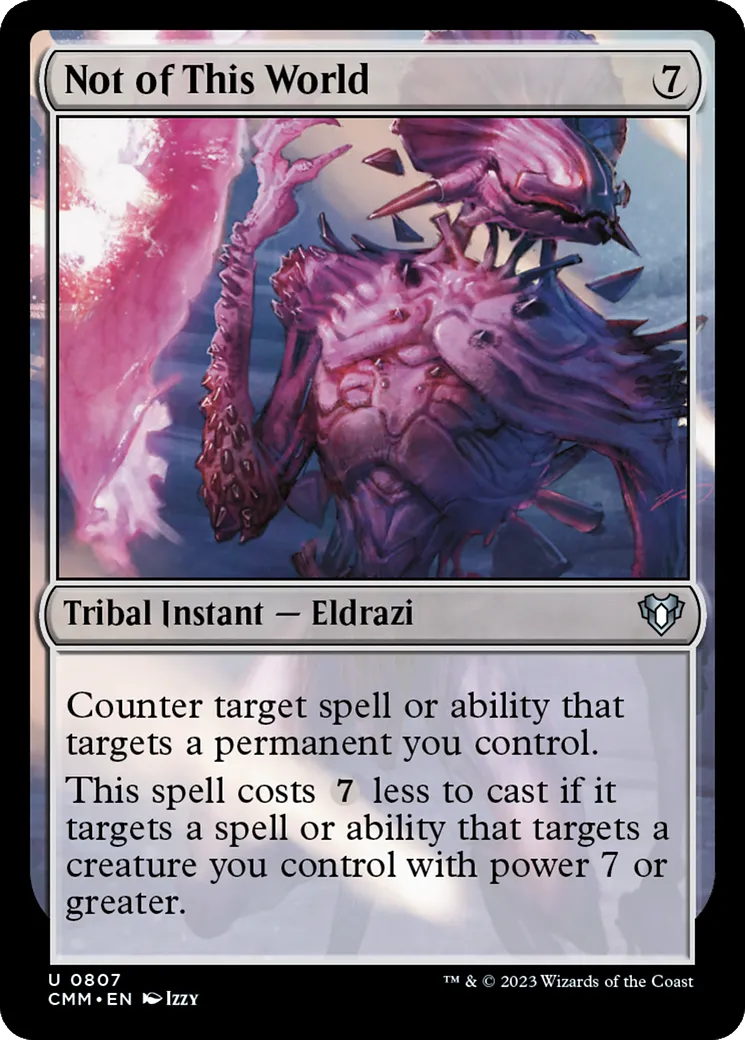 Pas de ce monde — Commander Masters — Magic: The Gathering