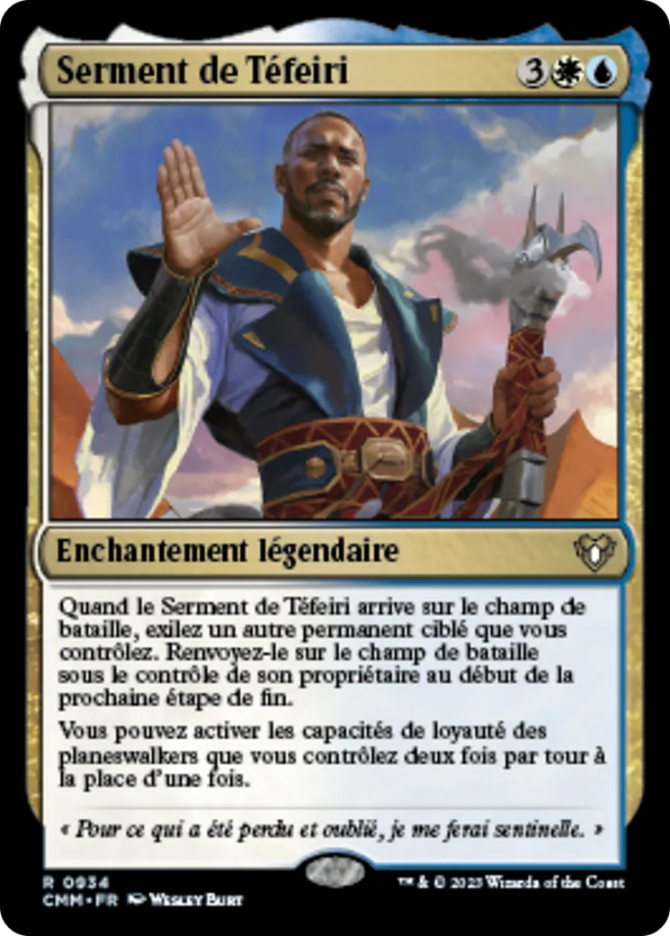 Serment de Téfeiri — Commander Masters — Magic: The Gathering