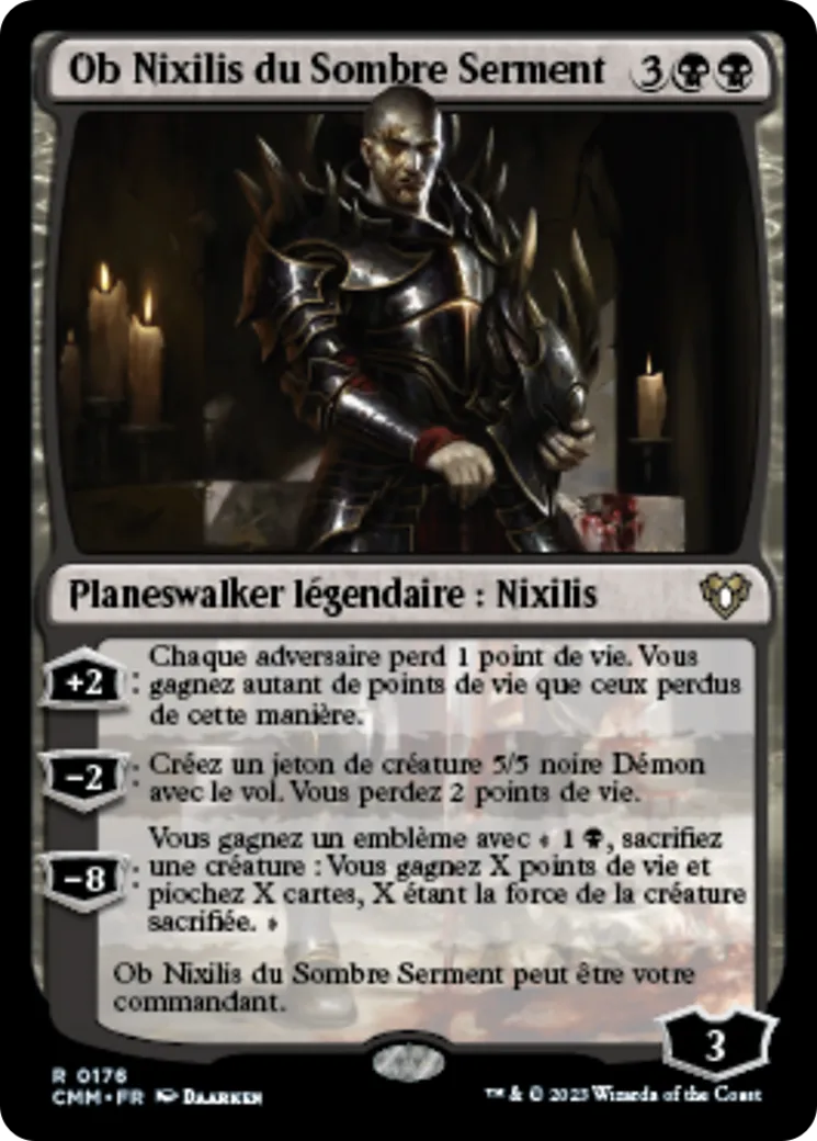 Ob Nixilis du Sombre Serment — Commander Masters — Magic: The Gathering