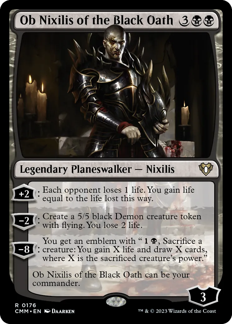 Ob Nixilis of the Black Oath — Commander Masters — Magic: The Gathering