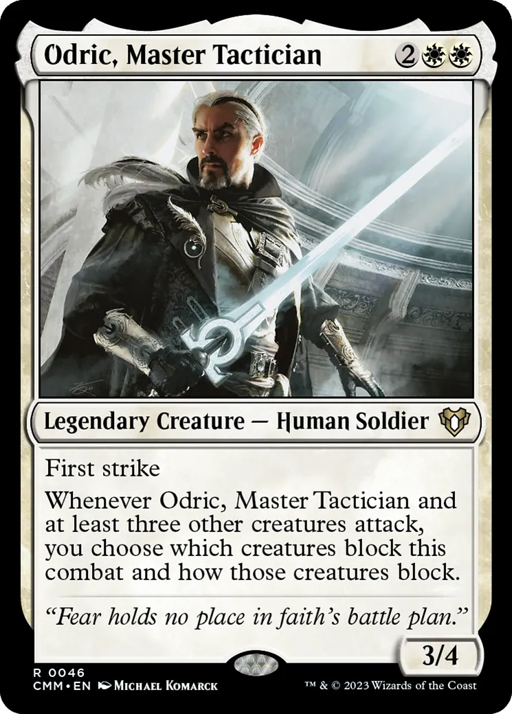 Odric, maître tacticien — Commander Masters — Magic: The Gathering