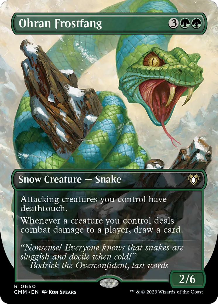 Croc-de-givre d'Ohran — Commander Masters — Magic: The Gathering