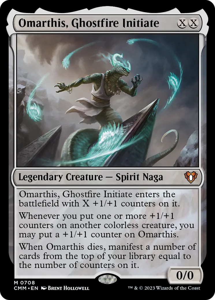 Omarthis, adepte de l'ectofeu — Commander Masters — Magic: The Gathering