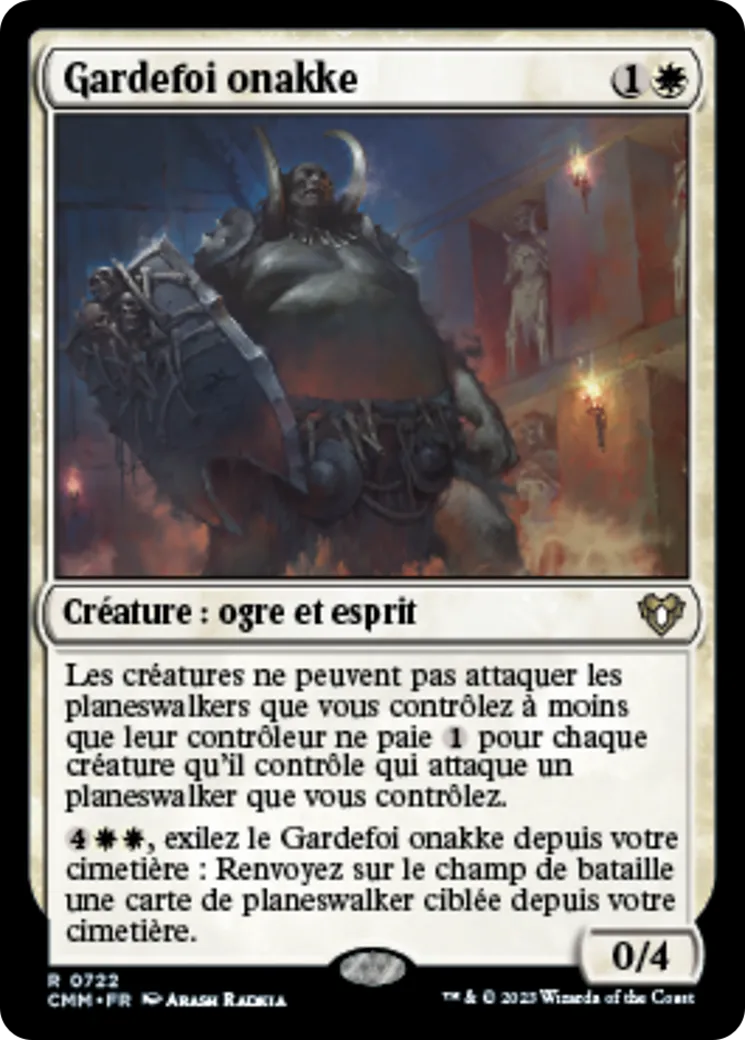 Gardefoi onakke — Commander Masters — Magic: The Gathering