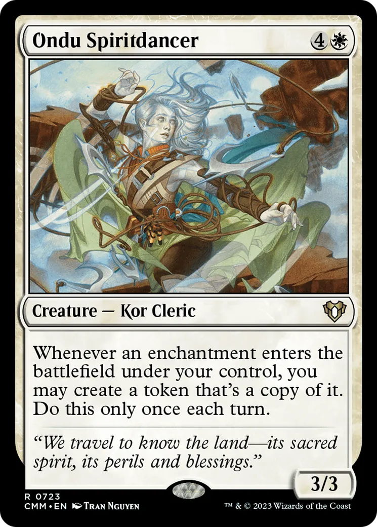 Danseuse d'esprit du Ondou — Commander Masters — Magic: The Gathering