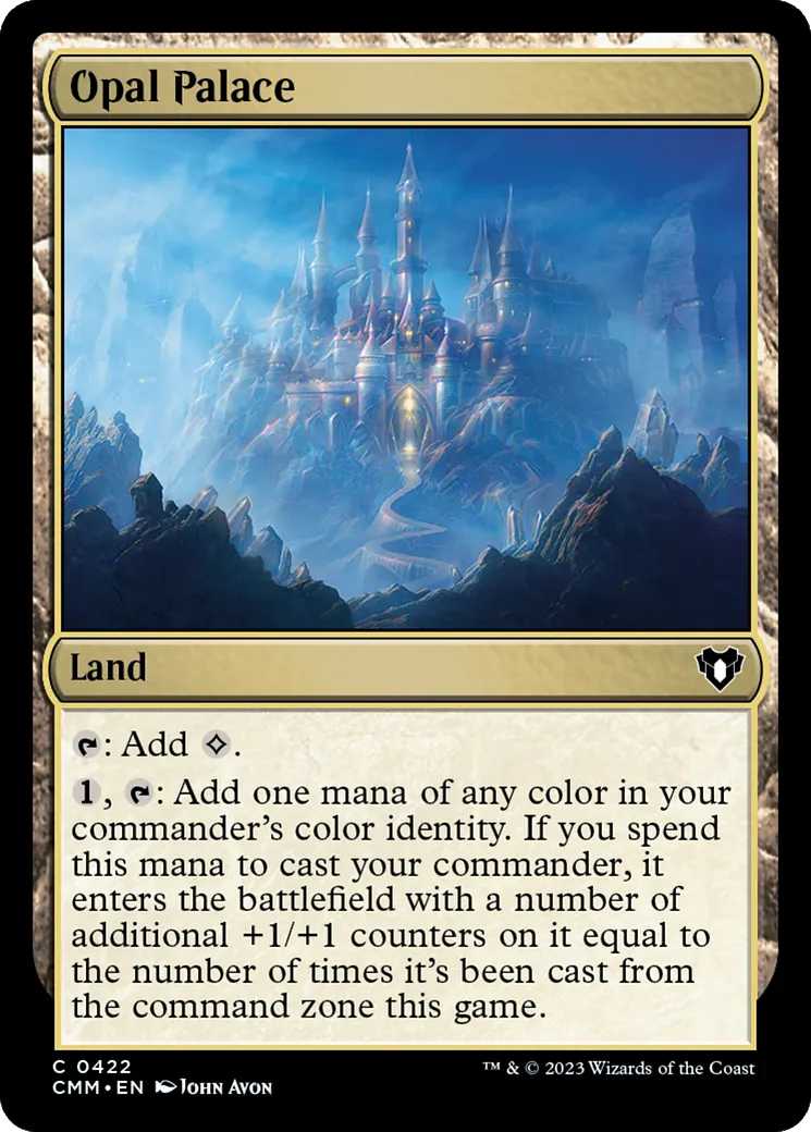 Palais d'opale — Commander Masters — Magic: The Gathering
