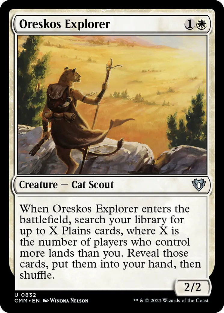 Oreskos Explorer — Commander Masters — Magic: The Gathering