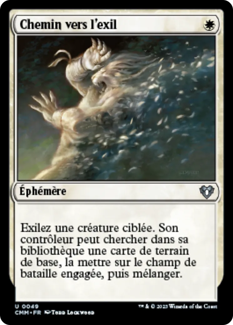 Chemin vers l'exil — Commander Masters — Magic: The Gathering