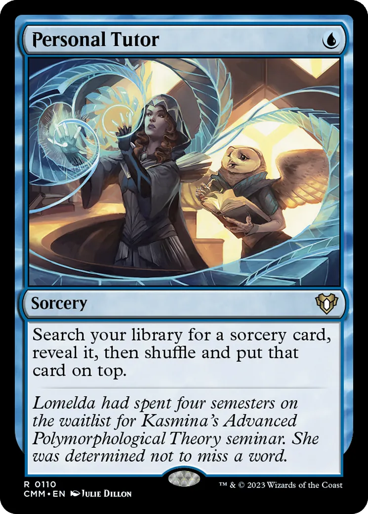 Personal Tutor — Commander Masters — Magic: The Gathering