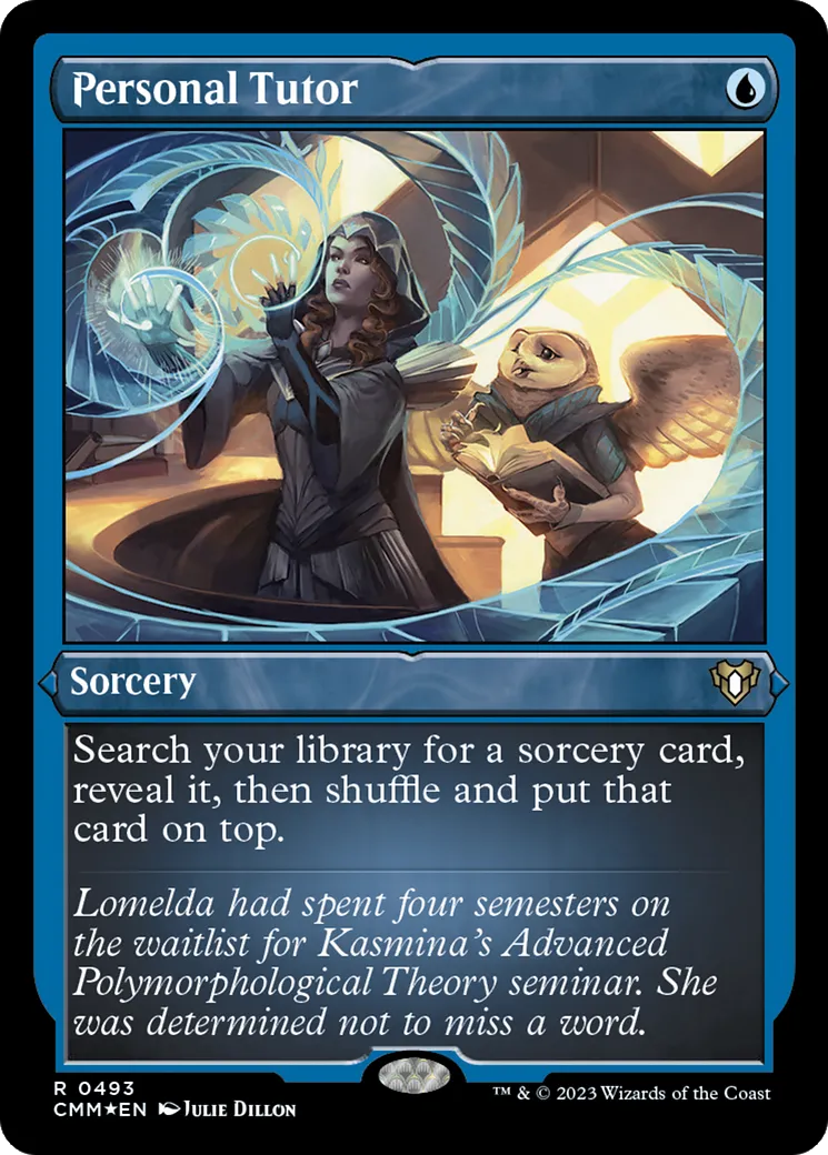 Personal Tutor — Commander Masters — Magic: The Gathering