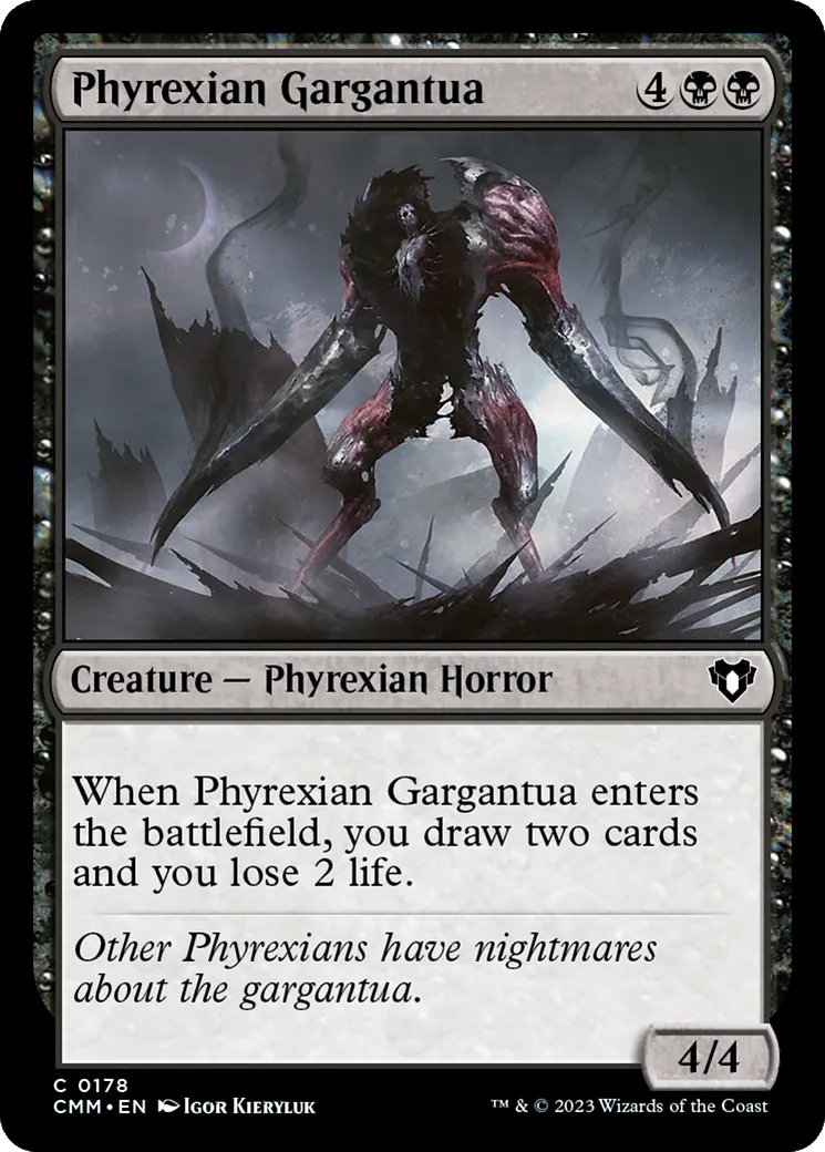 Phyrexian Gargantua — Commander Masters — Magic: The Gathering