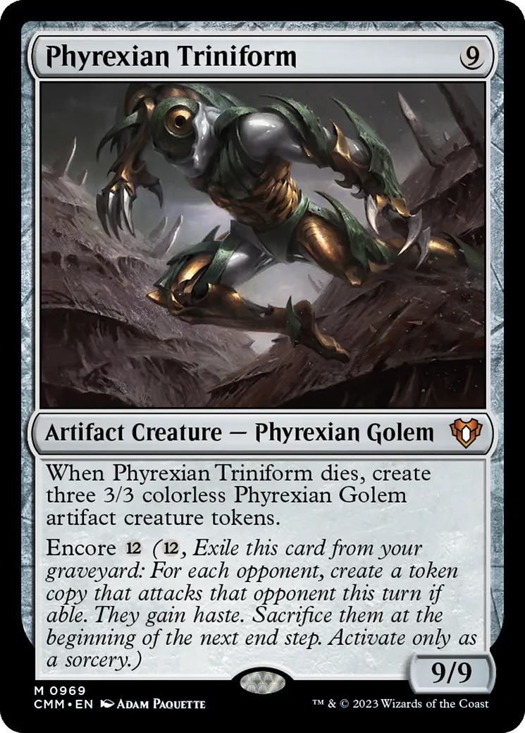 Phyrexian Triniform — Commander Masters — Magic: The Gathering