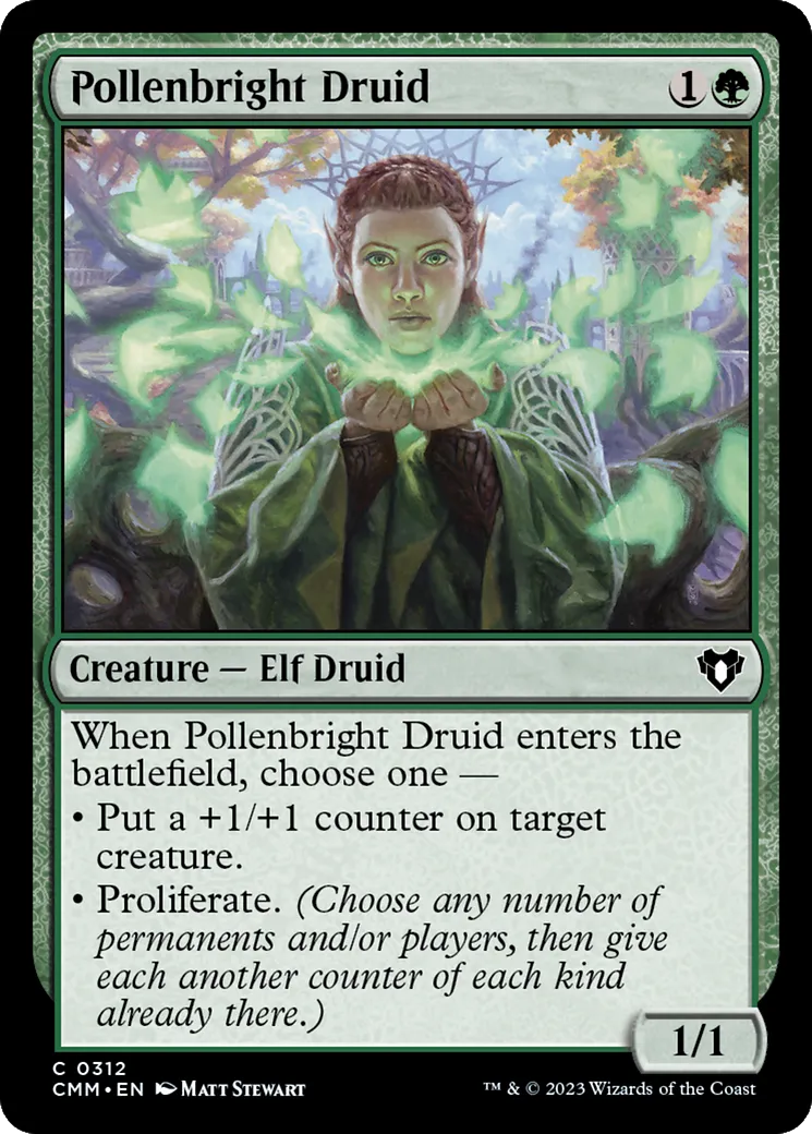 Druidesse de clairpollen from Commander Masters - Magic: The Gathering
